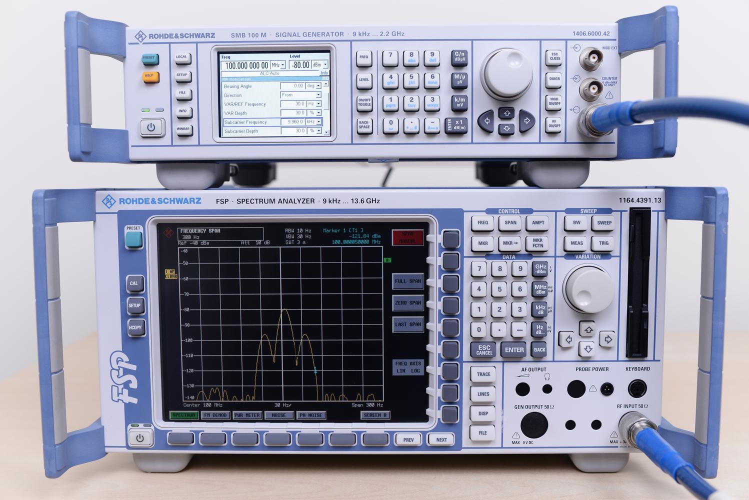 Генератор сигналов Rohde&Schwarz SMB100M с опциями VOR/ILS